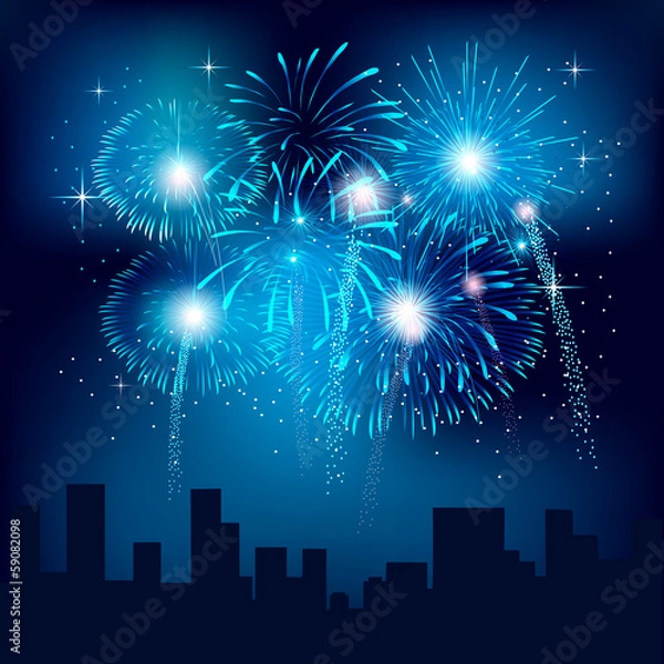 Fototapeta Fireworks