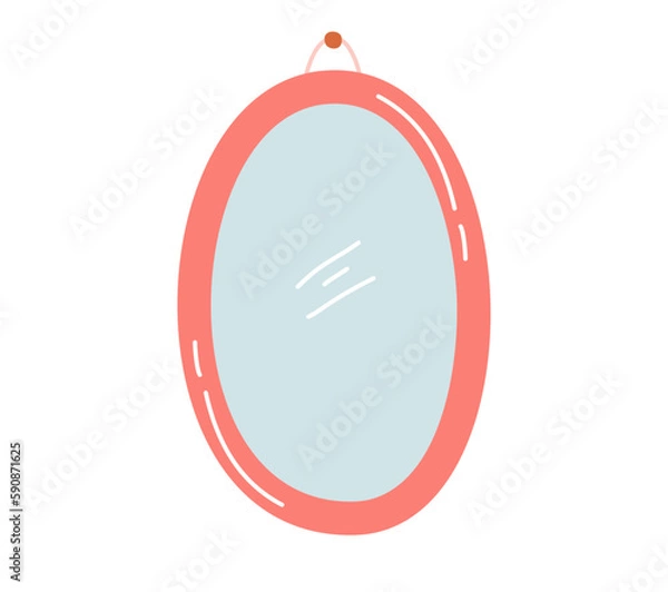 Fototapeta mirror illustration