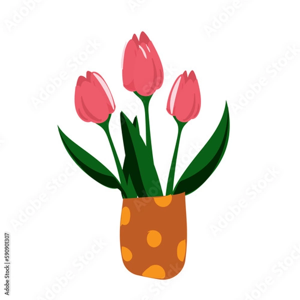 Obraz tulips in vase