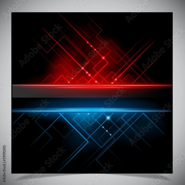 Obraz abstract glowing background