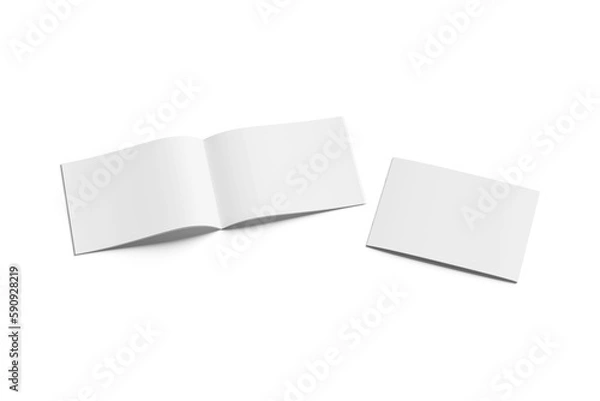 Fototapeta Blank Landscape Brochure Mockup