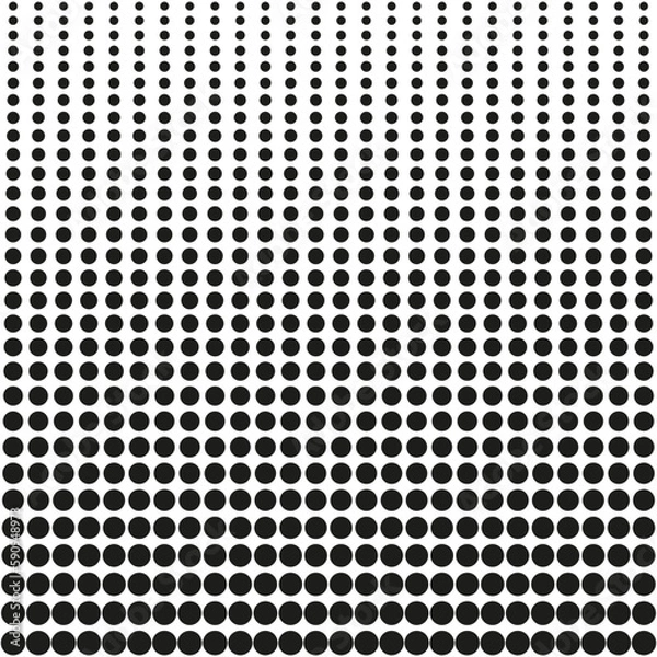 Fototapeta point for print design. Seamless repeat pattern. Abstract halftone. Vector illustration.