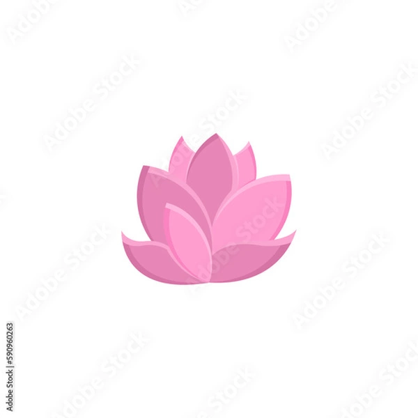 Fototapeta FLOWER PING DESIGN VECTOR ILLUSTRATION