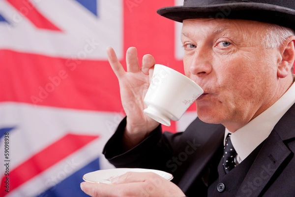 Fototapeta Drinking English Tea