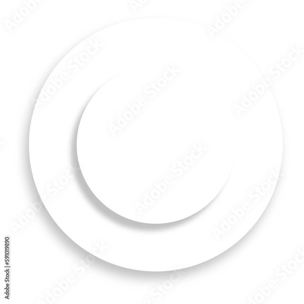 Obraz Neomorphism Circle Element 