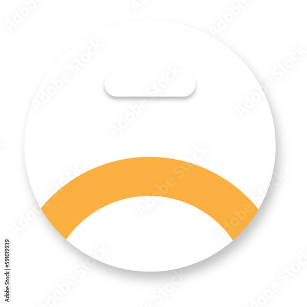 Obraz Neomorphism Circle Element 