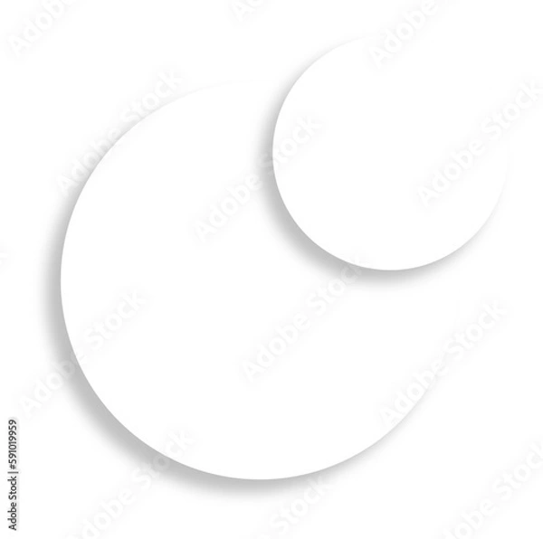 Obraz Neomorphism Circle Element 