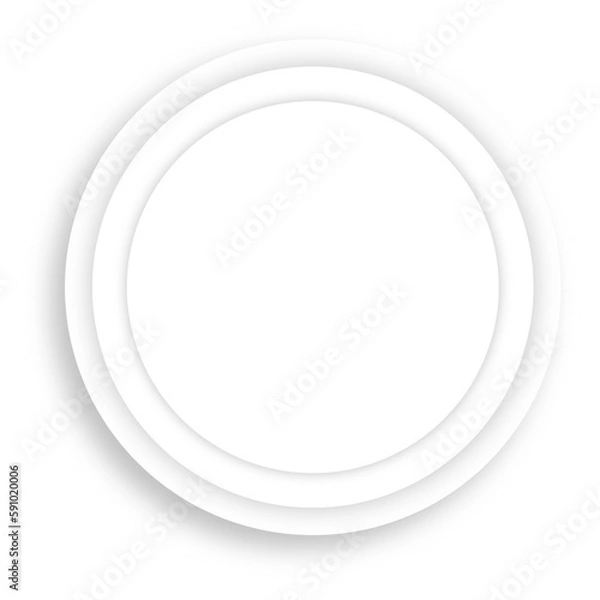 Obraz Neomorphism Circle Element 