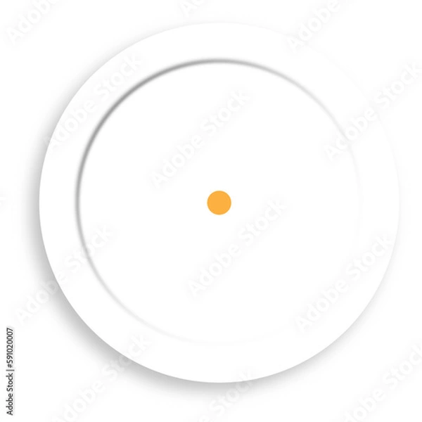 Obraz Neomorphism Circle Element 