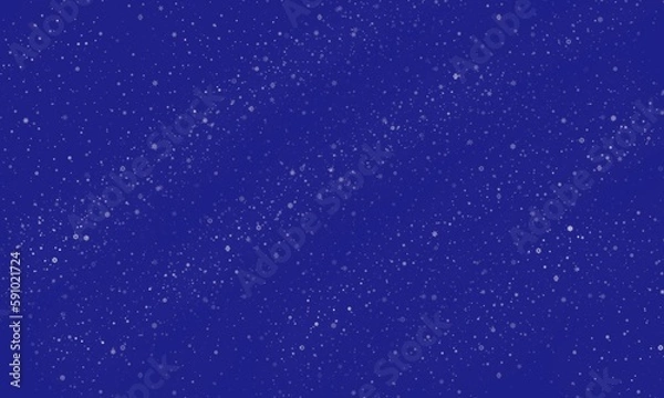 Fototapeta Abstract dark blue background. Imitation of the evening starry sky.