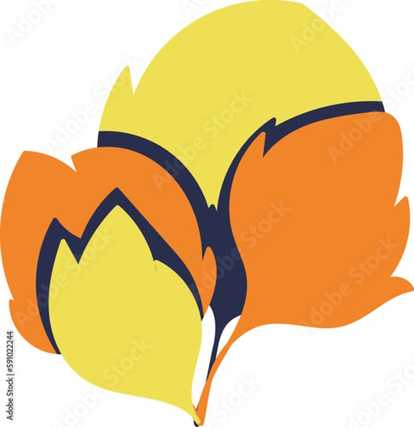 Obraz Flat Plant Illustration