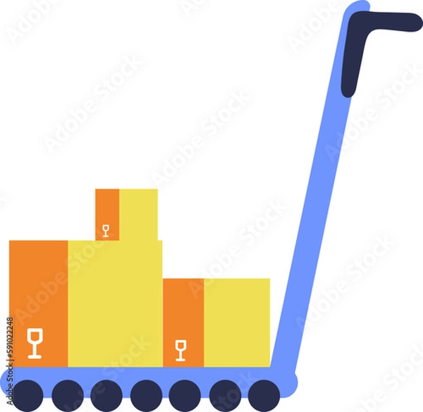 Obraz Flat Box Illustration