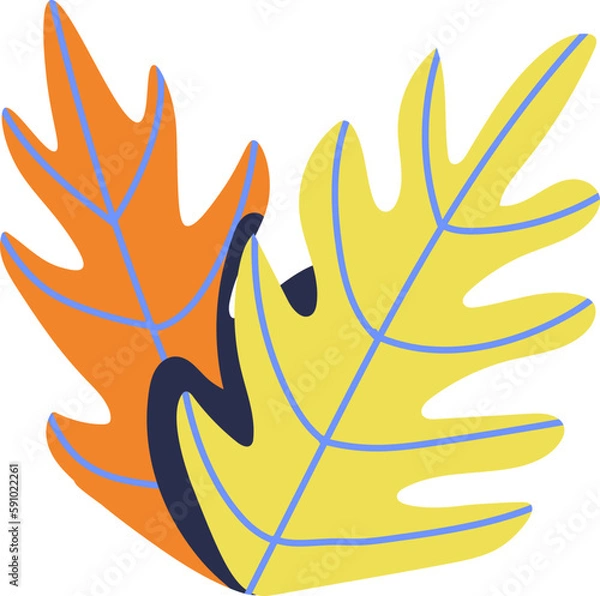 Obraz Flat Plant Illustration