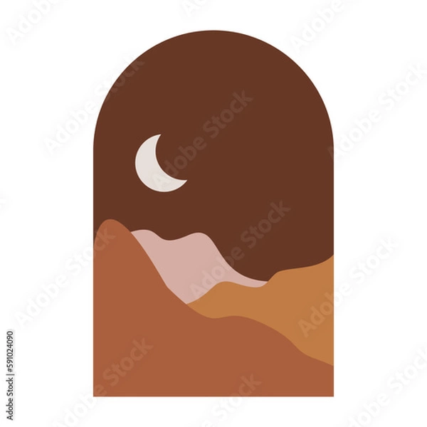 Fototapeta Boho Mountain