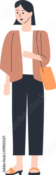 Obraz Female Entrepreneur Vector