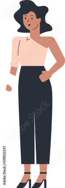 Obraz Female Entrepreneur Vector