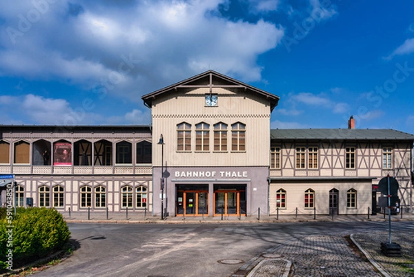 Fototapeta Bahnhof Thale