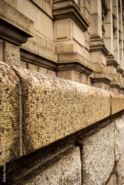 Obraz 横浜の古いビルの壁面