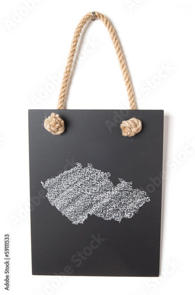 Fototapeta Czech Republic map