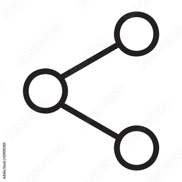 Obraz share line icon