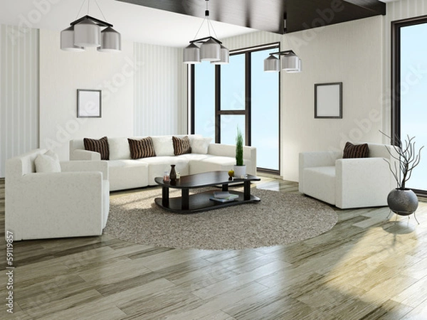 Obraz Sofa and table