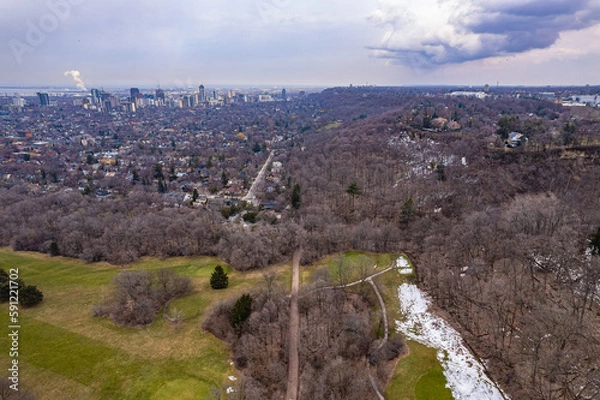 Obraz view from the top of the hill