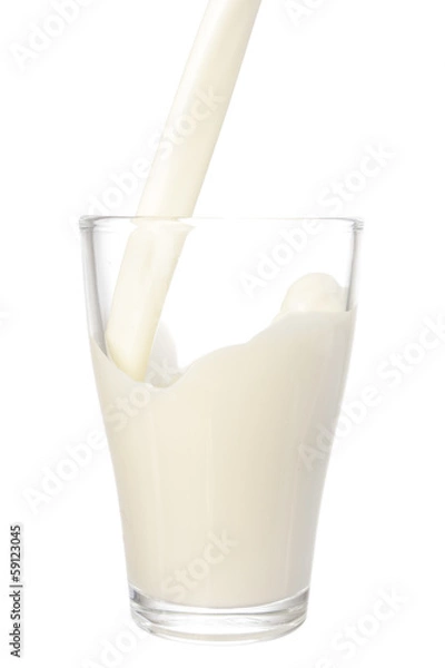 Obraz Pouring a Milk Glass