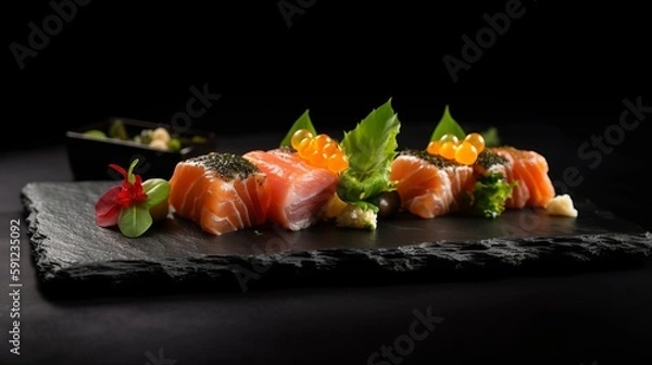 Obraz sushi with salmon