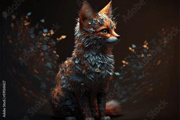 Fototapeta 動物　Generative AI