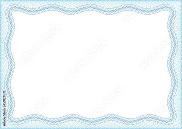 Fototapeta Blank frame for invitation.