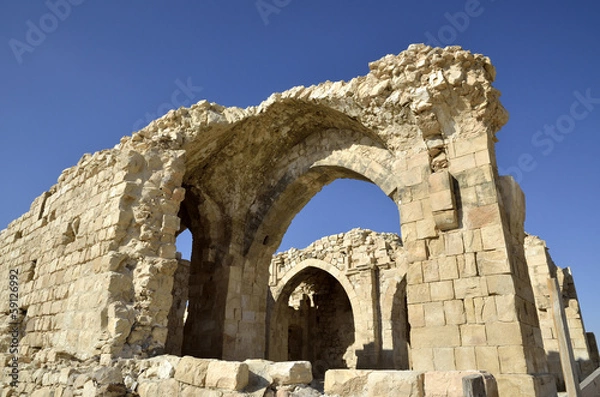 Obraz Castle Shobak ruins.