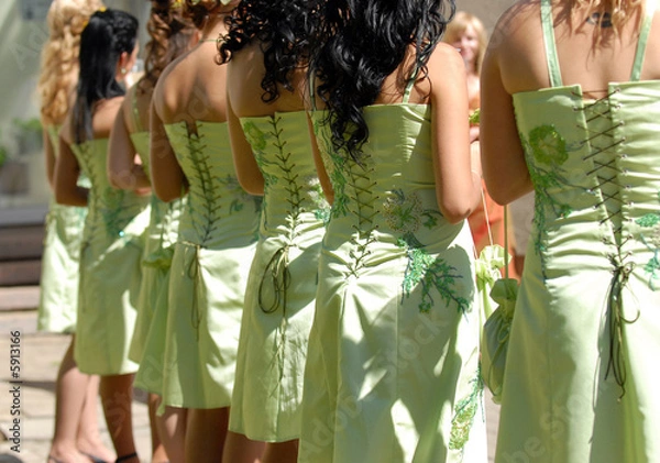 Fototapeta bridesmaids