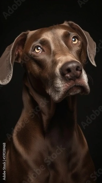 Fototapeta dog studio portrait
