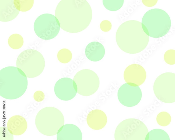 Obraz カラフルなパステルカラーのランダムな水玉模様　背景　壁紙