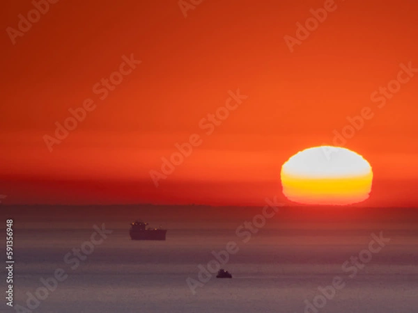 Obraz sunset over the sea