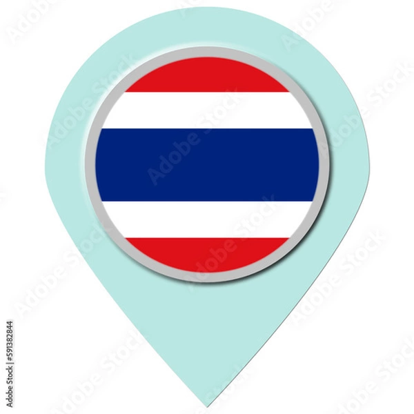 Obraz Thailand Location Pin