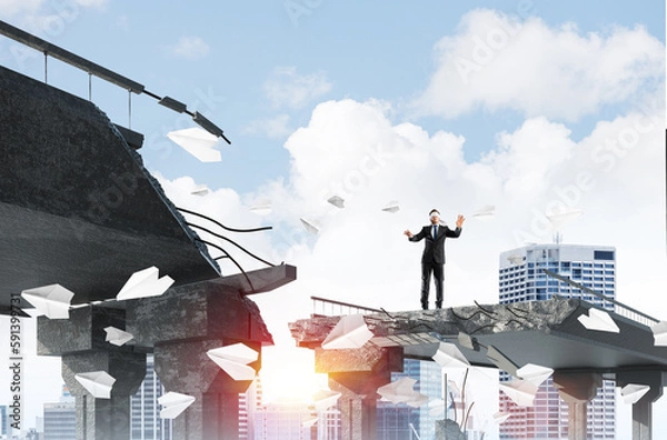 Obraz Concept of hidden risks and dangers.