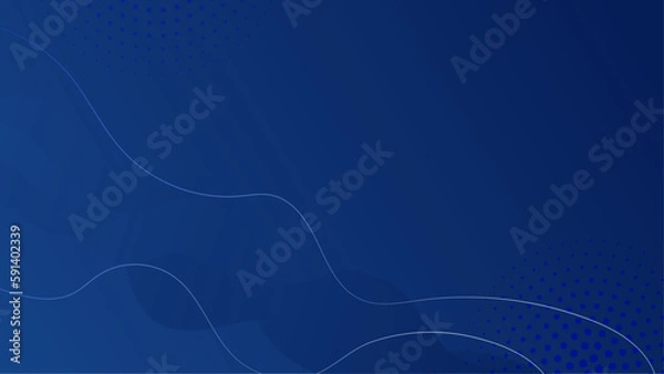 Fototapeta Vector blue gradient minimalist background