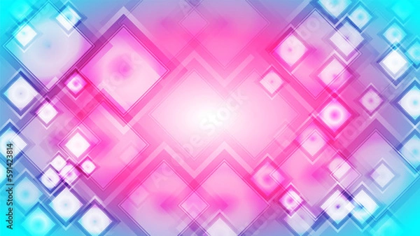 Obraz a set of 3 abstract modern rectangle backgrounds. glow coral neon pattern geometric texture and vivid accent gradient pair with bright hues.