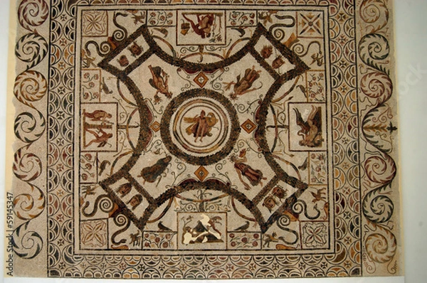 Obraz The Mosaics of Tunisia - El Jem - Tunisia