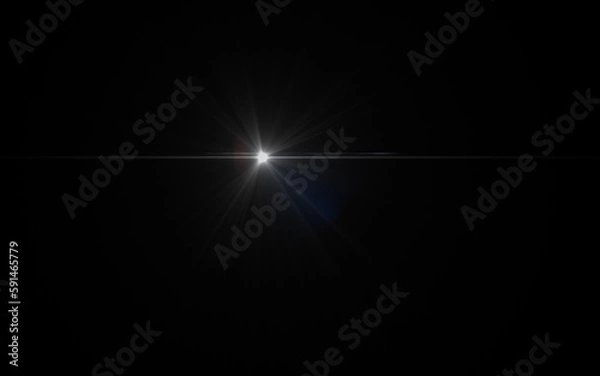 Fototapeta lights optical lens lens flares shiny