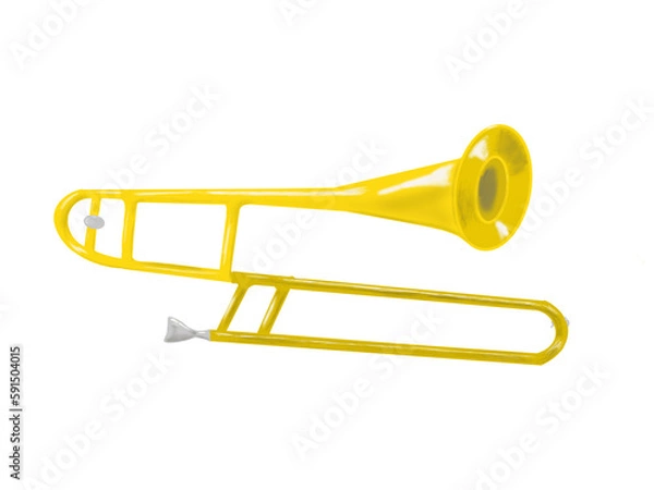 Obraz シンプルなトロンボーンのイラスト