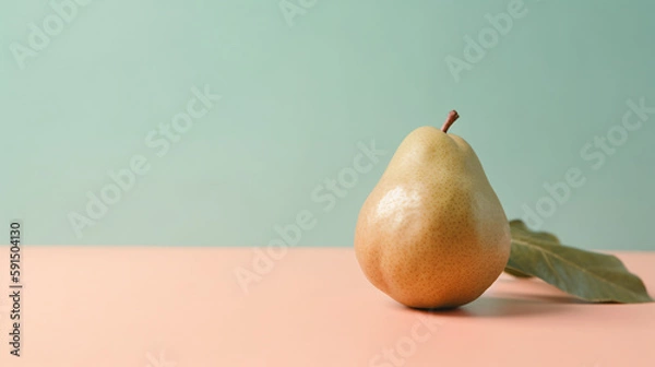 Fototapeta fruit on a table calm wallpaper generative ai