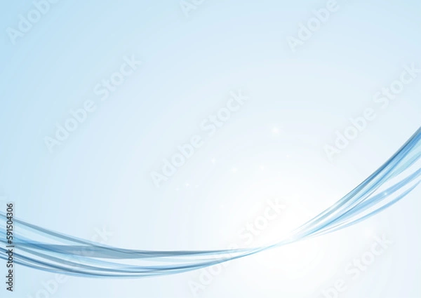 Fototapeta 青のネットワーク背景