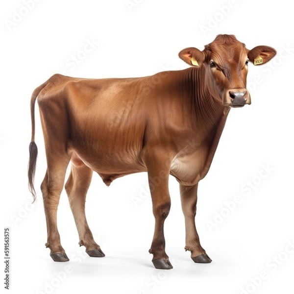 Obraz cow isolated on white