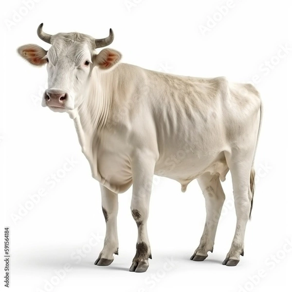 Obraz cow isolated on white background