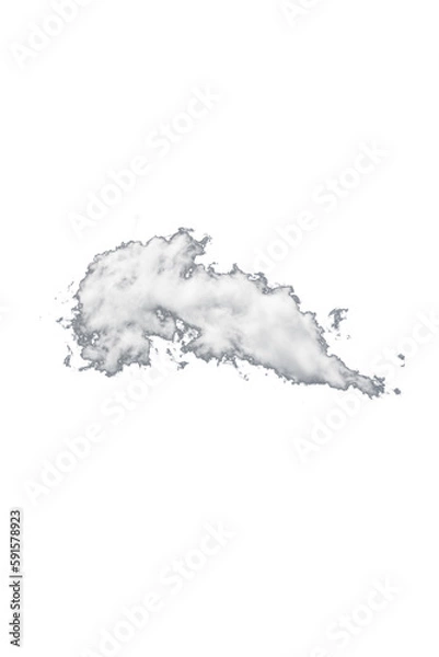 Obraz cloud isolated on transparent background