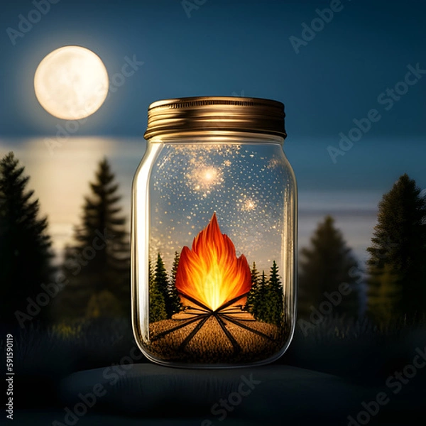 Fototapeta Mason jar