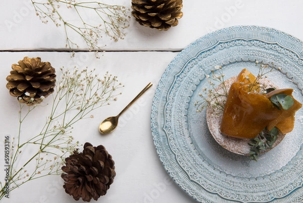 Obraz Christmas cake for celebration 