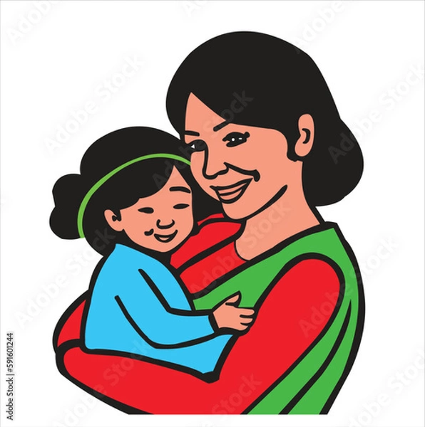 Obraz parent and child